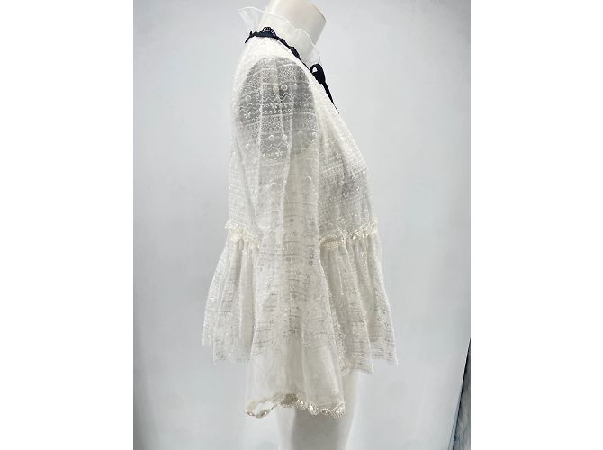 Giambattista Valli Giamba tops T.FR 40 Polyester Weiß - Ansicht 3