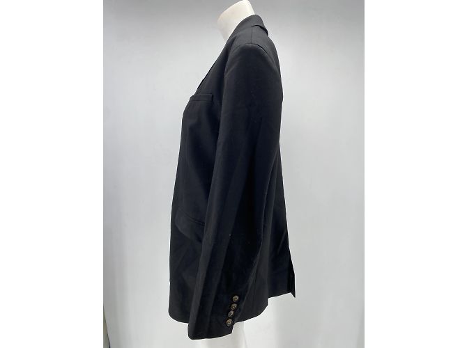 Autre Marque Loulou Studio Jacken T.International S Wolle Schwarz - Ansicht 3