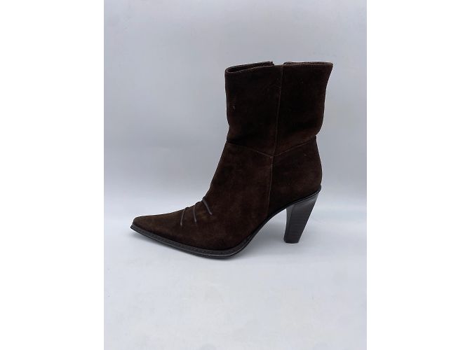 Botines Free Lance T.EU 37.5 de ante Castaño - vista 3
