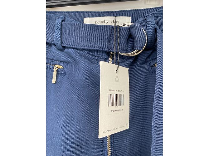 Autre Marque Pantalones Peachy Den T.International XS Algodón Azul - vista 3