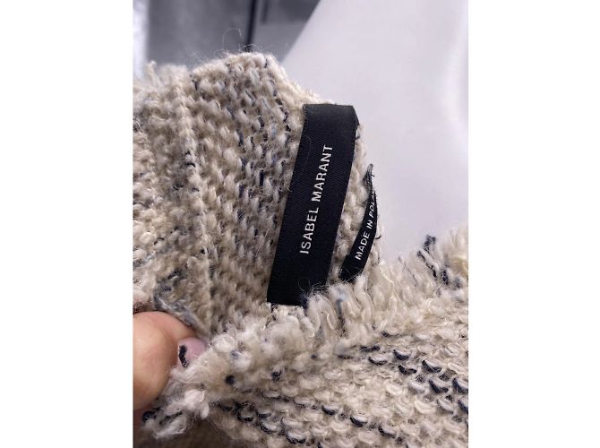 ISABEL MARANT Strickwaren T.fr 38 Wolle Beige - Ansicht 4