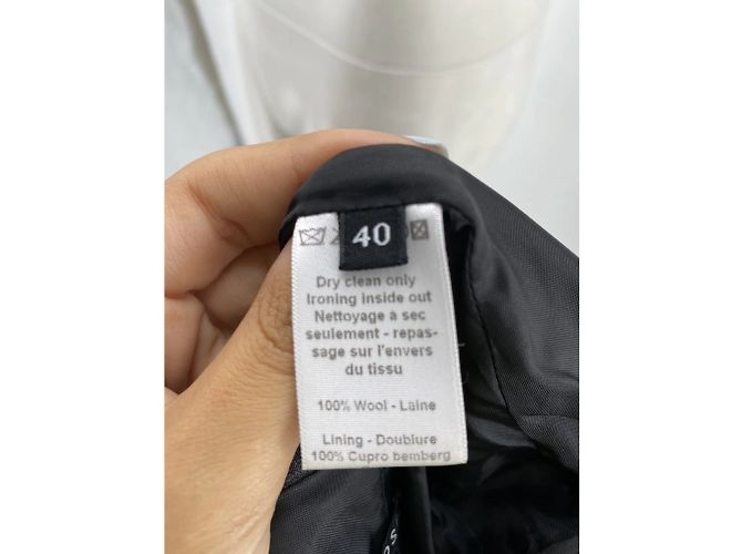 Joseph GIUSEPPE Giacche T.fr 40 WOOL Grigio - vista 5
