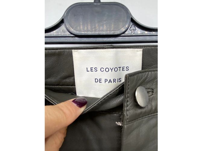 Autre Marque Calça LES COYOTES DE PARIS T.Couro Internacional S Caqui - vista 3