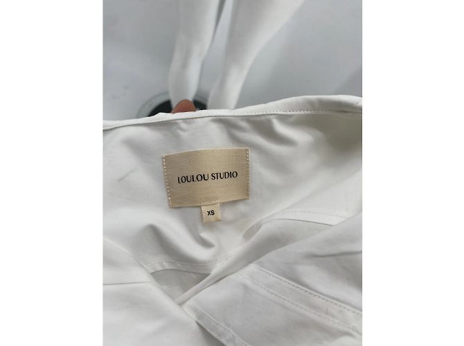 Autre Marque LOULOU STUDIO Vestidos T.Algodón Internacional XS Blanco - vista 4