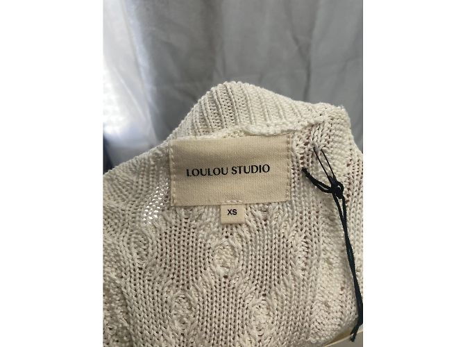 Autre Marque LOULOU STUDIO Robes T.International XS Coton Beige - vue 3