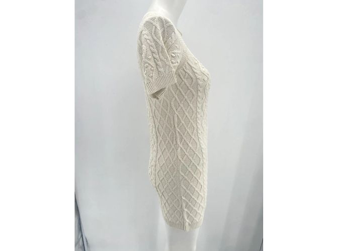 Autre Marque LOULOU STUDIO Robes T.International XS Coton Beige - vue 4