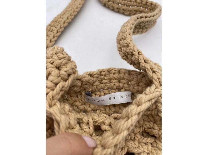Autre Marque NOON BY NOOR Borse T.  cotton Beige - vista 3