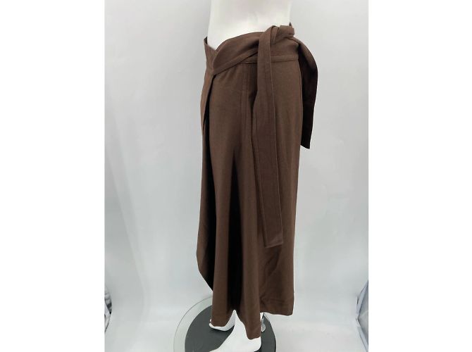 VINCE Gonne T.US 4 WOOL Marrone - vista 3