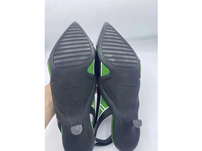 LOUIS VUITTON Absätze T.EU 38.5 Rindsleder Grün - Ansicht 5