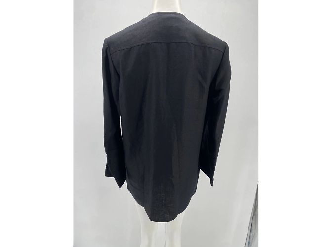 CHANEL Jacken T.fr 40 Leinen- Schwarz - Ansicht 2