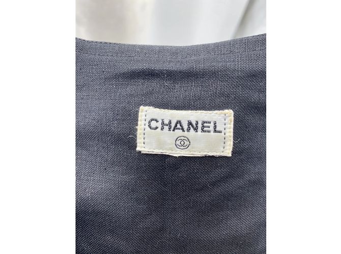 CHANEL Jacken T.fr 40 Leinen- Schwarz - Ansicht 5