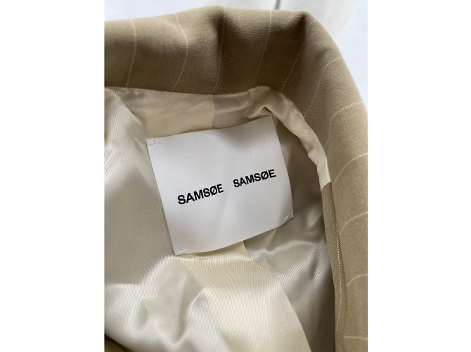 SAMSOE & SAMSOE Jacken T.Internationale XS-Wolle Beige - Ansicht 4