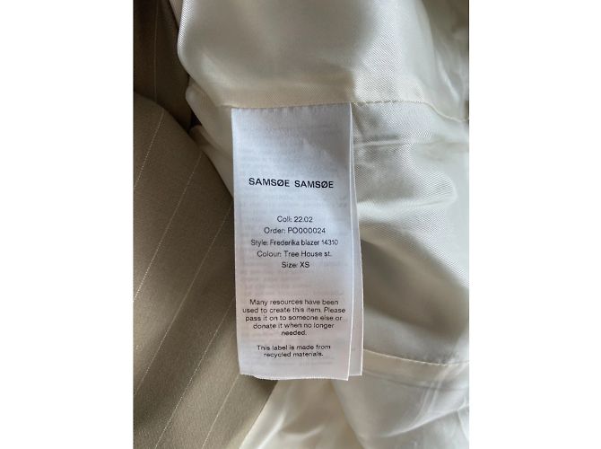 SAMSOE & SAMSOE Jacken T.Internationale XS-Wolle Beige - Ansicht 5