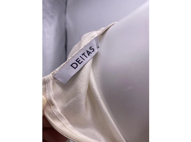 Autre Marque Camiseta DEITAS.fr 36 Seda Crudo - vista 4