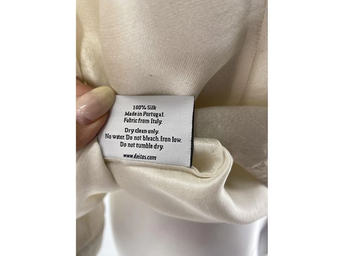 Autre Marque Camiseta DEITAS.fr 36 Seda Crudo - vista 5
