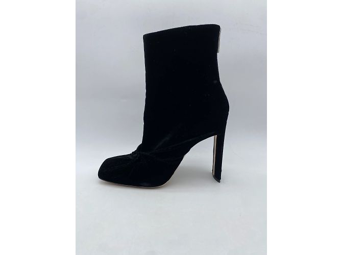 SCHIAPARELLI Botas T.UE 39 terciopelo Negro - vista 2