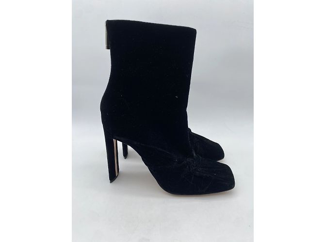 SCHIAPARELLI Botas T.UE 39 terciopelo Negro - vista 3