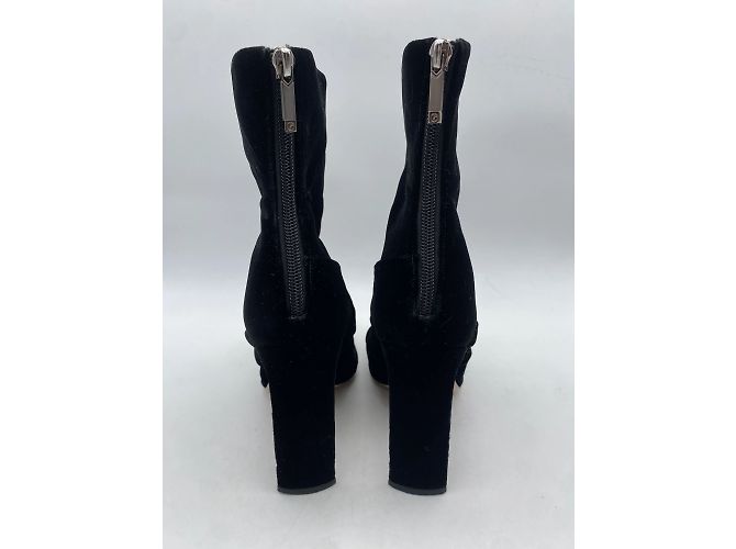 SCHIAPARELLI Botas T.UE 39 terciopelo Negro - vista 4