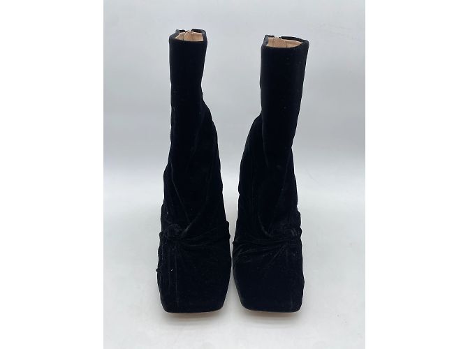SCHIAPARELLI Botas T.UE 39 terciopelo Negro - vista 5