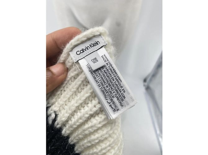 CALVIN KLEIN Schals T.  Wolle Schwarz - Ansicht 4