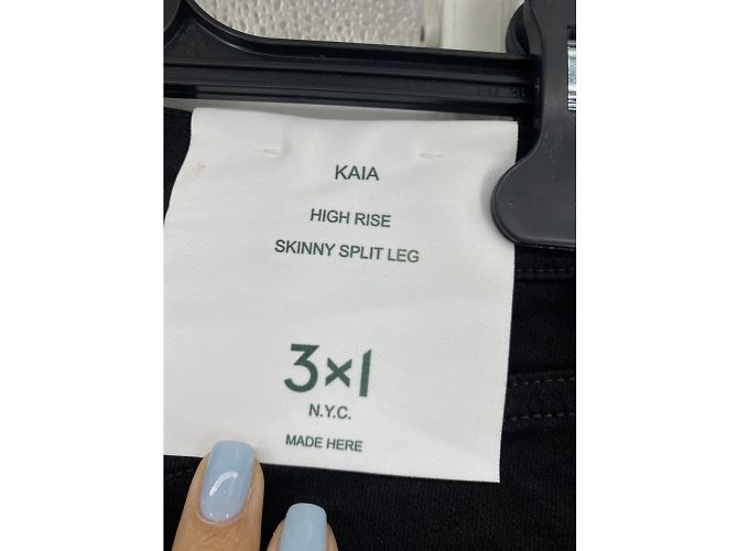 Autre Marque 3X1  JeansT.US 24 Cotone - elastan Nero - vista 3