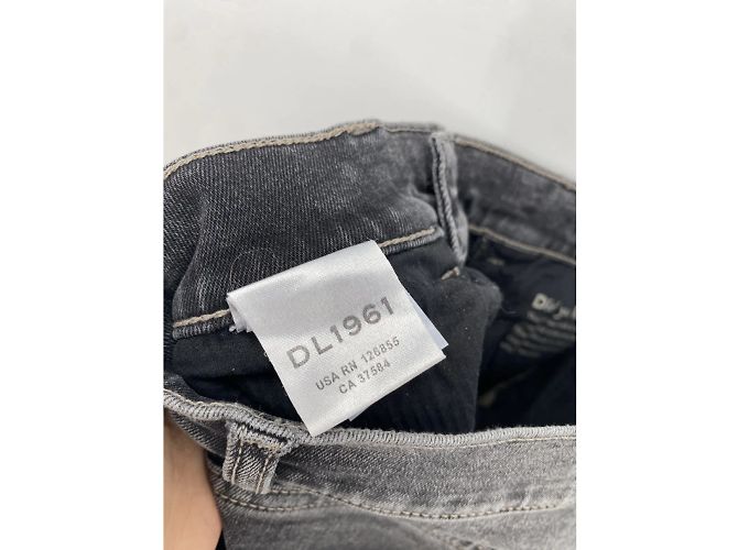 Autre Marque DL1961  Jeans T.fr 36 Baumwolle - Elasthan Schwarz - Ansicht 3