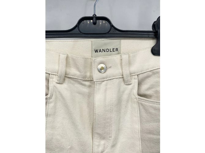 Wandler WANDER Jeans T.US 26 Denim Jeans Weiß - Ansicht 3