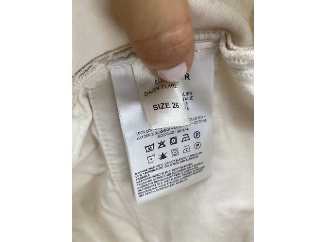 Wandler WANDER Jeans T.US 26 Denim Jeans Weiß - Ansicht 5