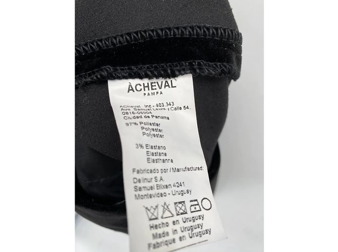 Autre Marque ACHEVAL PAMPA Hose T.Internationales M-Polyester Schwarz - Ansicht 5