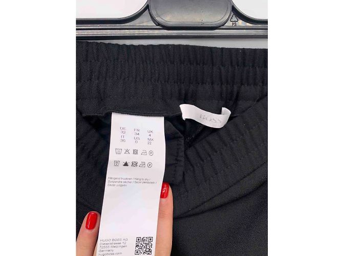 Hugo Boss BOSS Hose T.fr 34 Polyester Schwarz - Ansicht 3