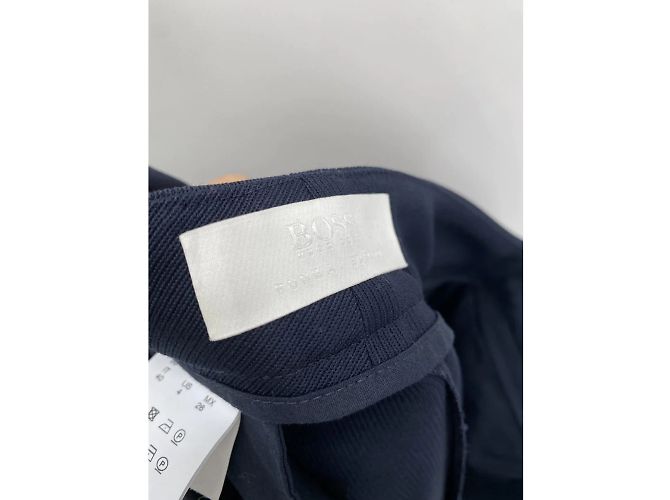 Hugo Boss BOSS Hose T.fr 38 Wolle Marineblau - Ansicht 3