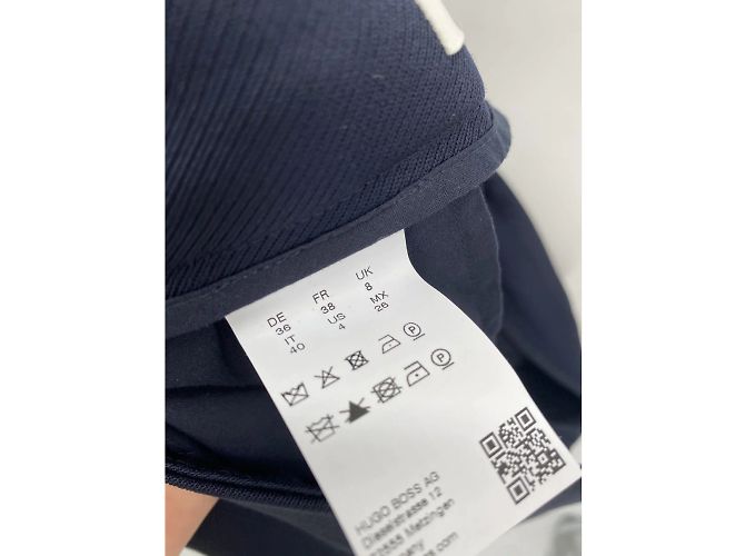 Hugo Boss BOSS Hose T.fr 38 Wolle Marineblau - Ansicht 4