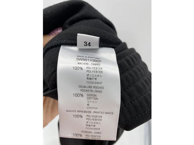 GIVENCHY Pantalón T.fr 34 poliéster Negro - vista 4