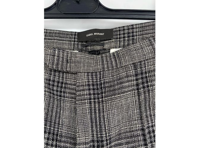 ISABEL MARANT Pantalón T.fr 36 Algodón Gris - vista 3