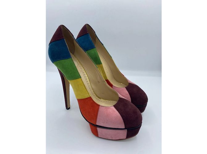 CHARLOTTE OLYMPIA Absatz T.EU 36.5 Wildleder- - Ansicht 5