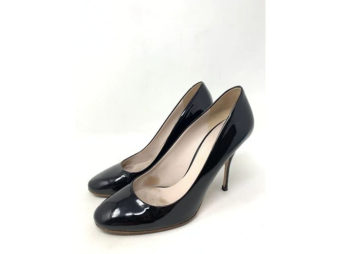 MIU MIU Heels T.EU 38.5 Lackleder Schwarz - Ansicht 2