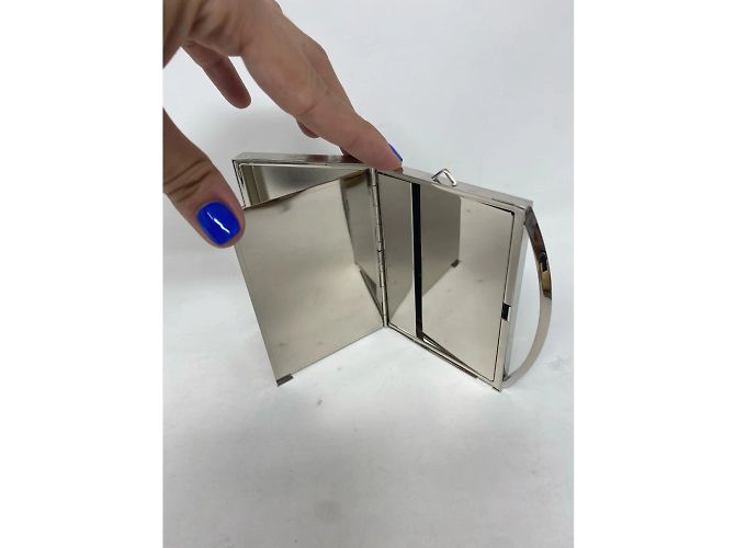 Autre Marque EDDIE BORGO Pochette T.  metallo Argento - vista 3