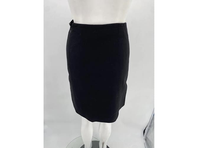PRADA Gonne T.IT 36 WOOL Nero - vista 2