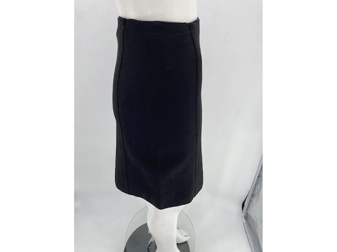 PRADA Gonne T.IT 36 WOOL Nero - vista 3