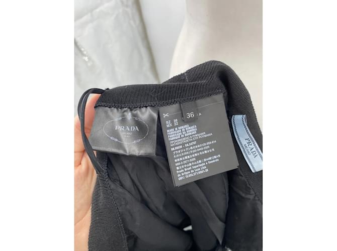 PRADA Gonne T.IT 36 WOOL Nero - vista 4