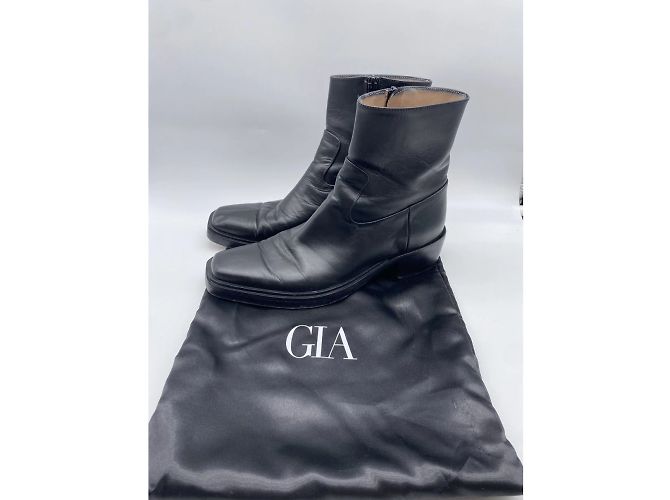 Autre Marque GIA COUTURE Botines T.UE 38 cuero Negro - vista 7