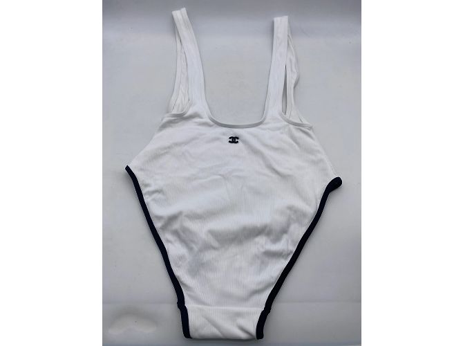 Chanel Badebekleidung T.FR 36 Polyester Weiß - Ansicht 2