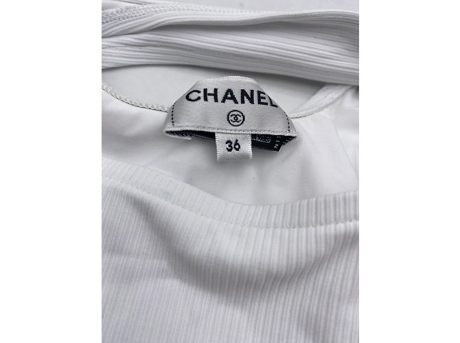 Chanel Badebekleidung T.FR 36 Polyester Weiß - Ansicht 4