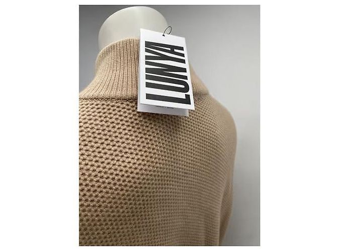 Autre Marque LUNYA Strickwaren T.International XS Baumwolle Beige - Ansicht 2