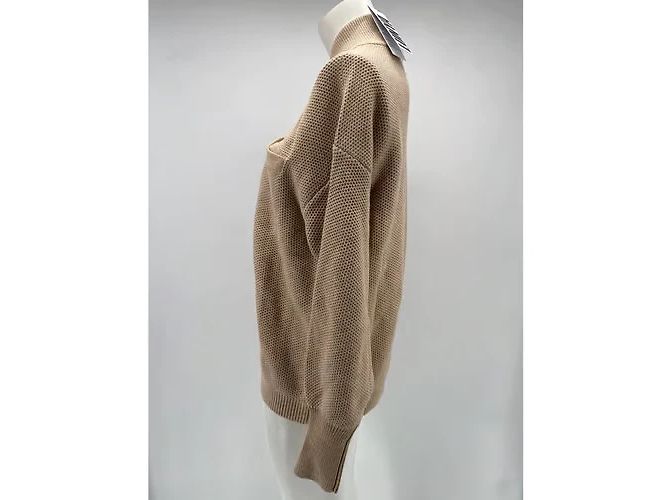 Autre Marque LUNYA Strickwaren T.International XS Baumwolle Beige - Ansicht 3