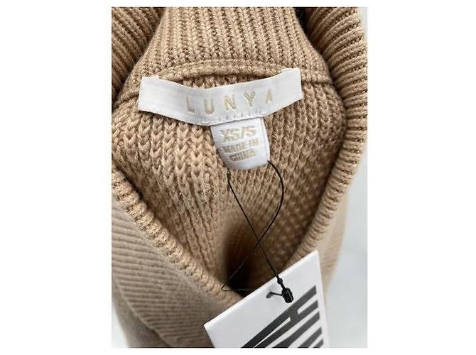 Autre Marque LUNYA Strickwaren T.International XS Baumwolle Beige - Ansicht 5