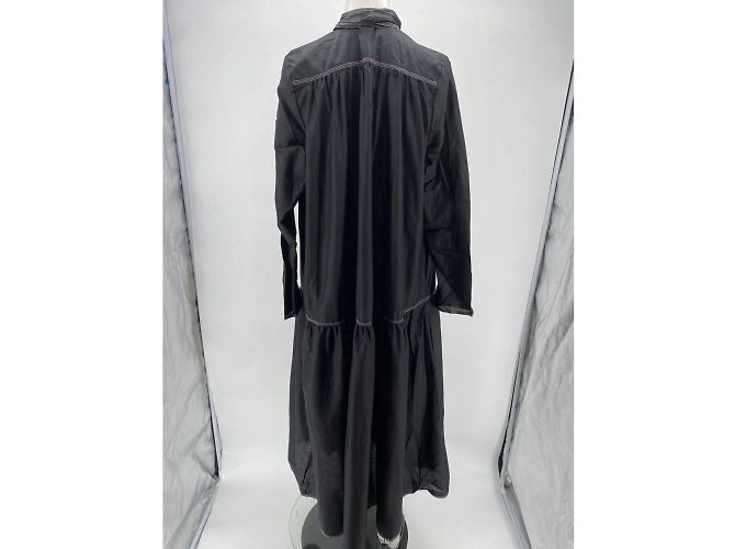 Autre Marque MARK KENLY DOMINO TAN Vestidos T.fr 36 Algodón Negro - vista 2
