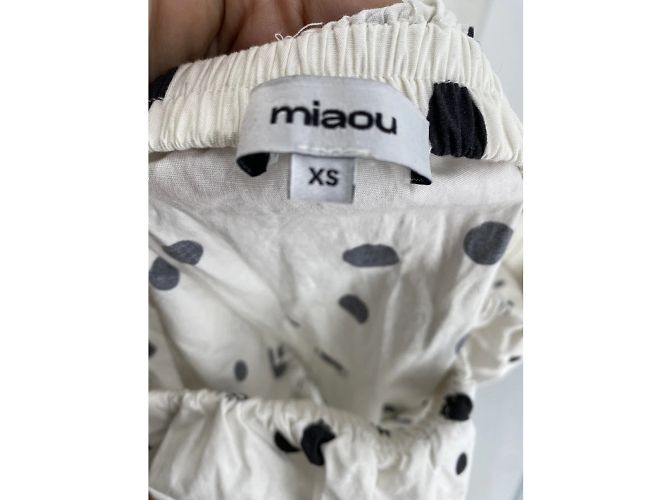 Autre Marque MIAOU Vestidos T.Algodón Internacional XS Blanco - vista 4