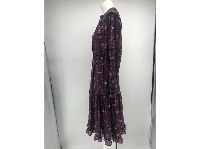 MICHAEL KORS Kleider T.US 2 Polyester Bordeaux - Ansicht 3