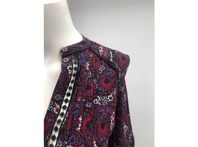 MICHAEL KORS Kleider T.US 2 Polyester Bordeaux - Ansicht 5